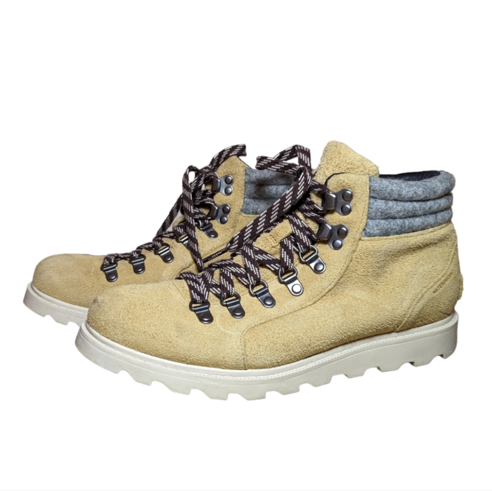 Sorel | Ainsley Conquest Neutral Leather | Suede Waterproof Hiking Boot